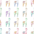 Alpaca Rebel, Rainbow Mural Wallpaper - pure wallpaper artwork