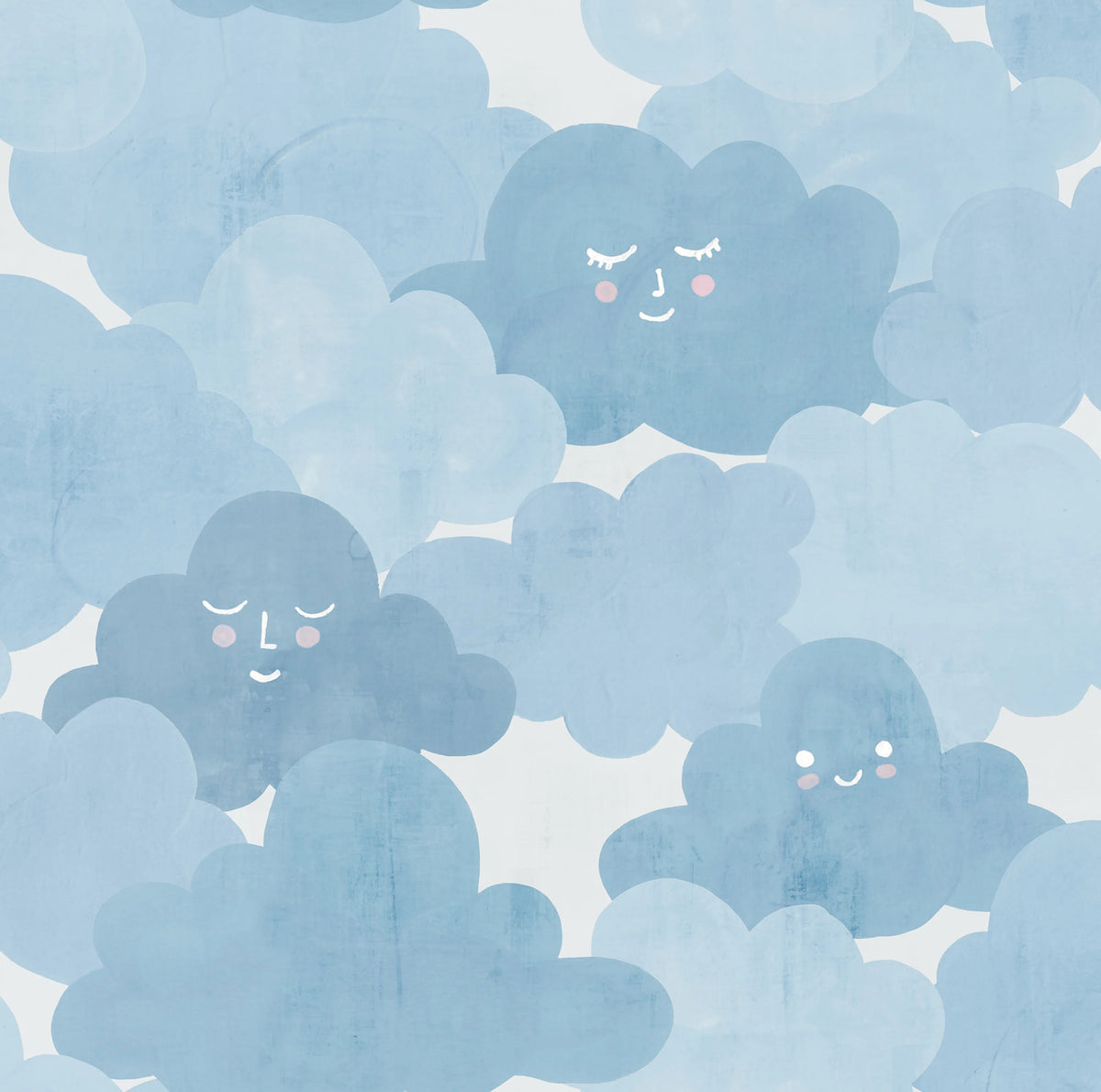 Happy Clouds, Sky Mural Wallpaper - pure wallpaper artwork