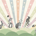 Circus Pastel Mural Wallpaper - pure wallpaper artwork