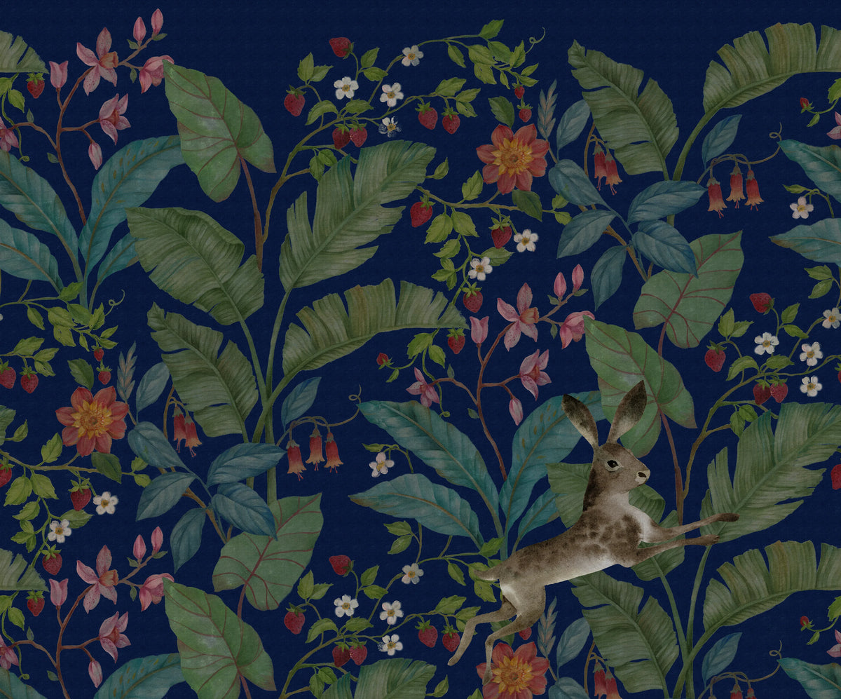 Strawberry Field, Night Mural Wallpaper - pure wallpaper artwork