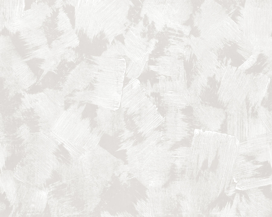 Brush, Greige Mural Wallpaper