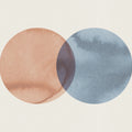 Eclipse, Red Blue Mural Wallpaper - pure wallpaper artwork