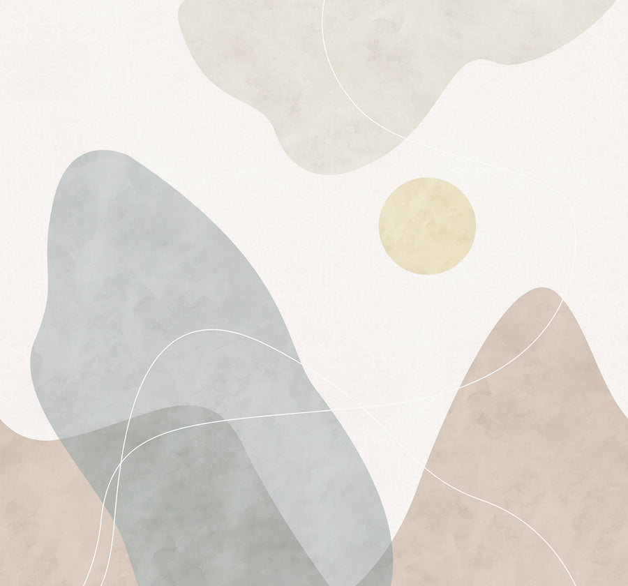 Terrain, Pastel Mural Wallpaper