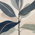 Ruby, Blue Mural Wallpaper - pure wallpaper artwork