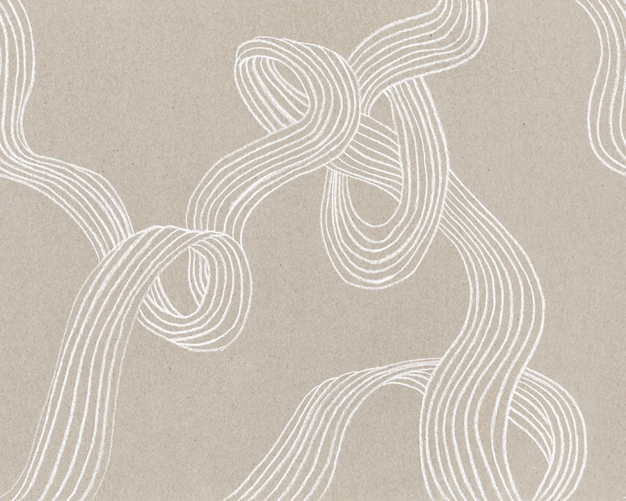 Stripes, Sand Mural Wallpaper