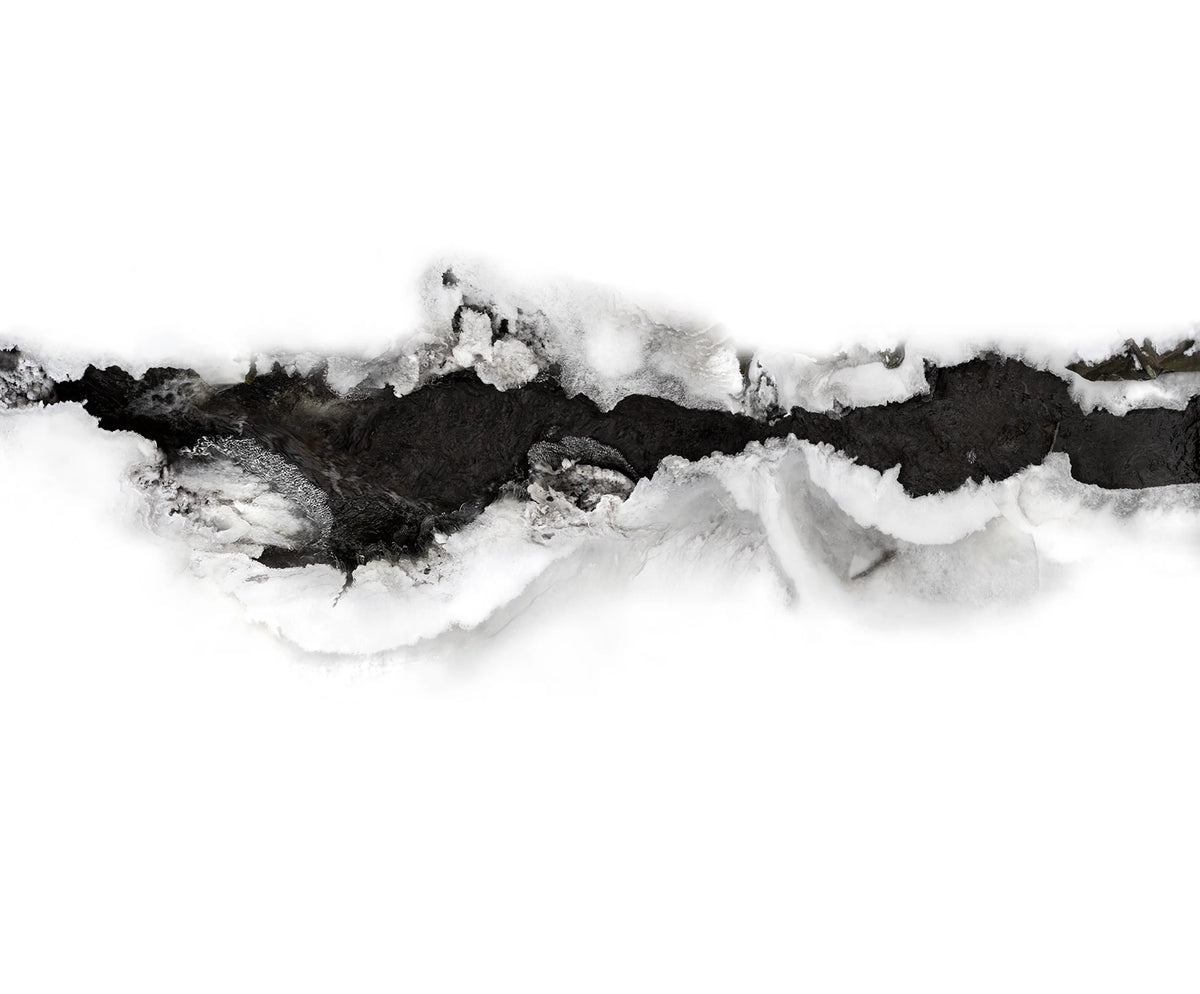 River, Graphite Mural Wallpaper - pure wallpaper artwork