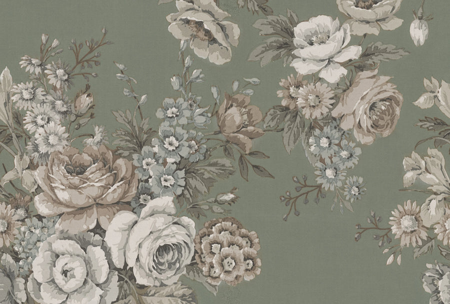 Efraim, Soft Green Mural Wallpaper