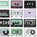 Casette Tape Purple Rain Mural Wallpaper - pure wallpaper artwork