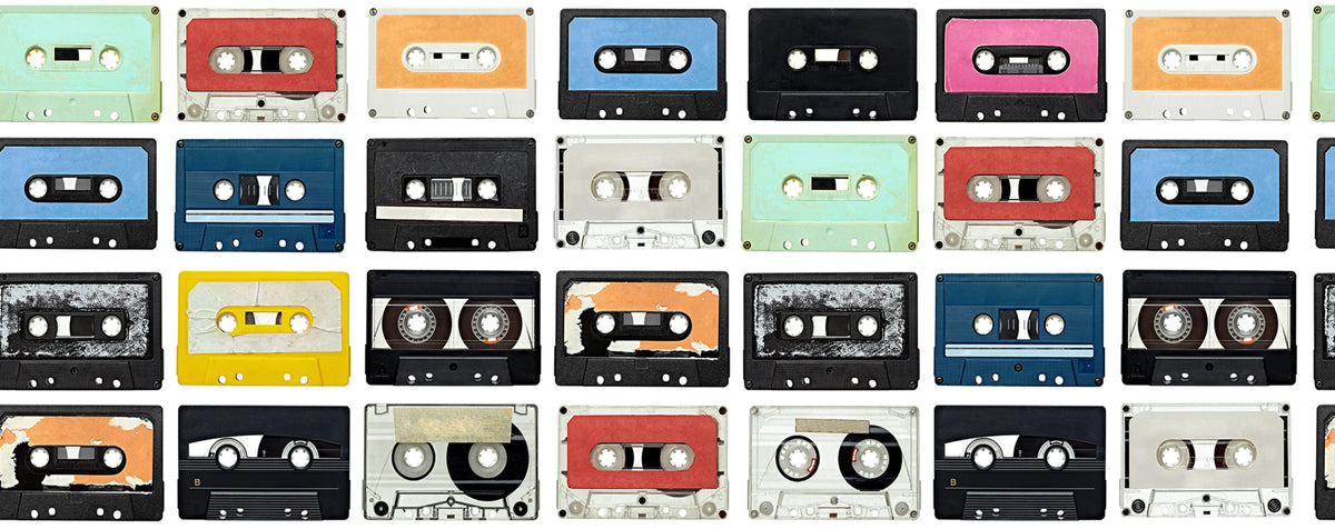 Casette Tape Piccadilly Circus Mural Wallpaper - pure wallpaper artwork