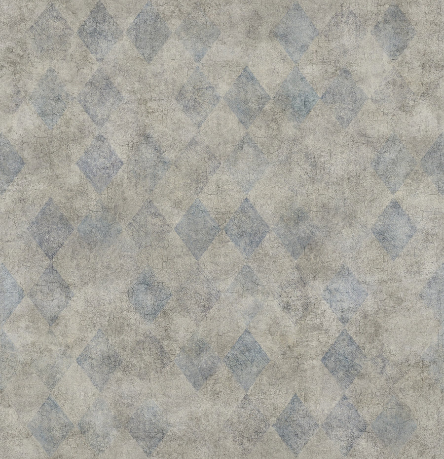 Small Patinated Diamonds Salt n Pepper Mural Wallpaper