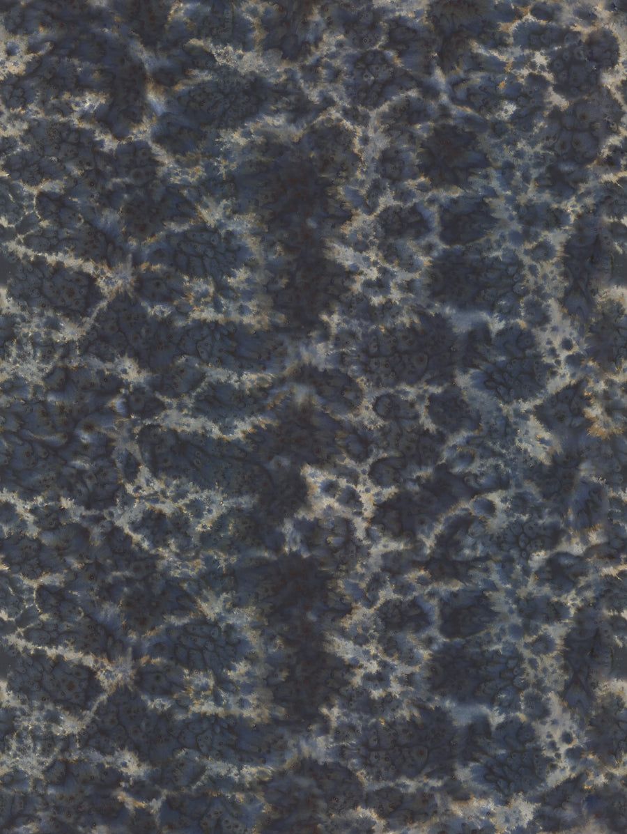 Flow Mini Deep Blue Mural Wallpaper