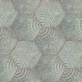 Hexagon Tiles Jade Mural Wallpaper - pure wallpaper artwork