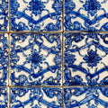 Artisan Tiles, Morocco Blue Mural Wallpaper - pure wallpaper artwork