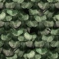 Petite Peackock Plumage, Jade Mural Wallpaper - pure wallpaper artwork