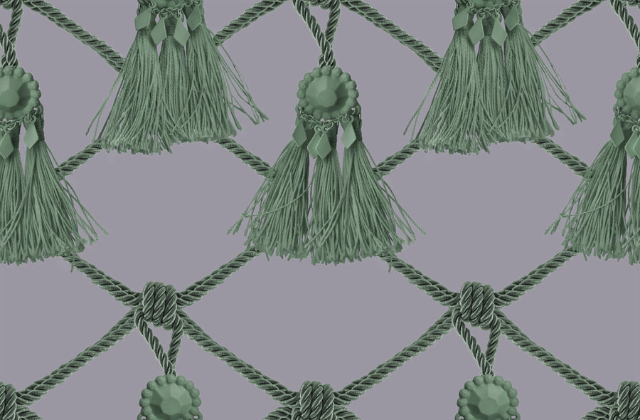 Tassels, Purple Dreams Mural Wallpaper