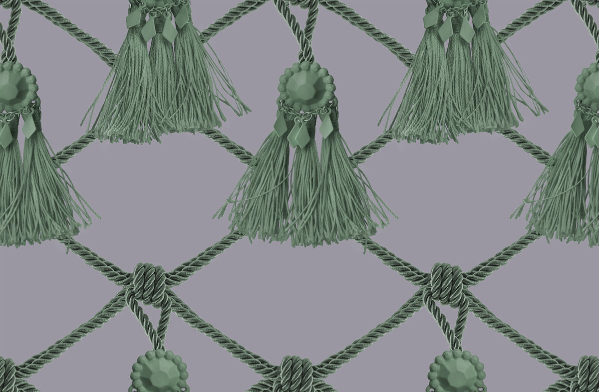 Tassels, Purple Dreams Mural Wallpaper - pure wallpaper artwork