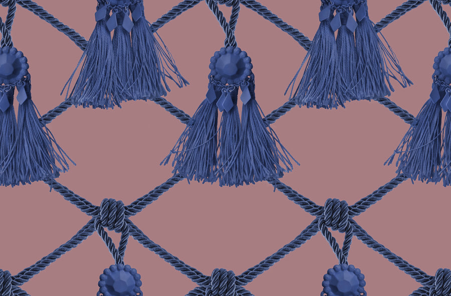 Tassels, Pink Delight Mural Wallpaper