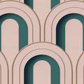 Arch Deco Bijou, Rebel Pink Mural Wallpaper - pure wallpaper artwork