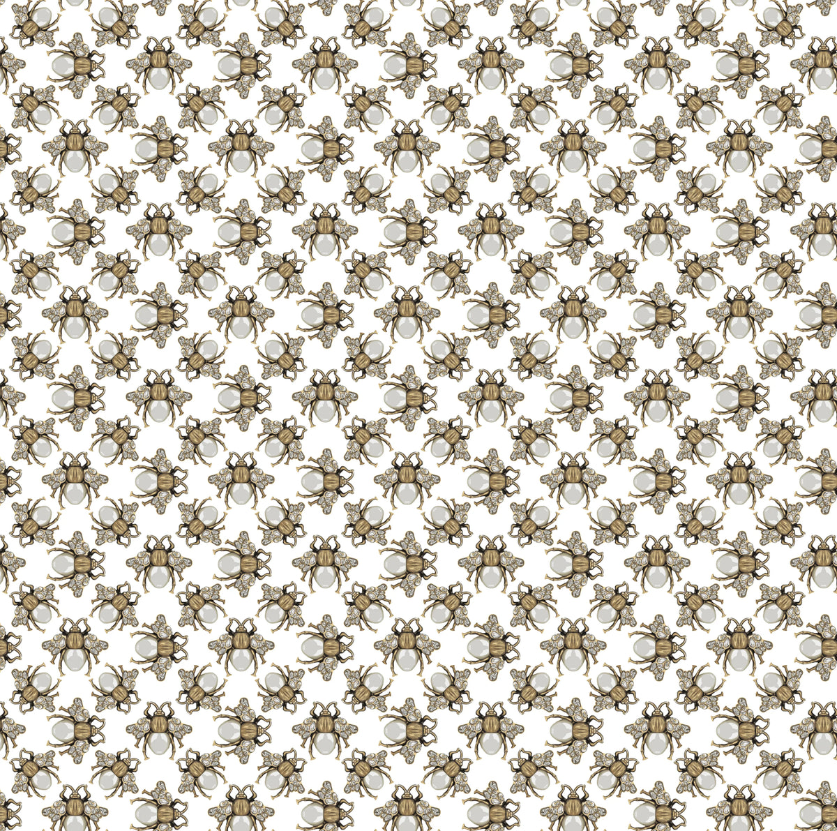 Small Jewel Wings, Diamond White Mural Wallpaper - pure wallpaper artwork