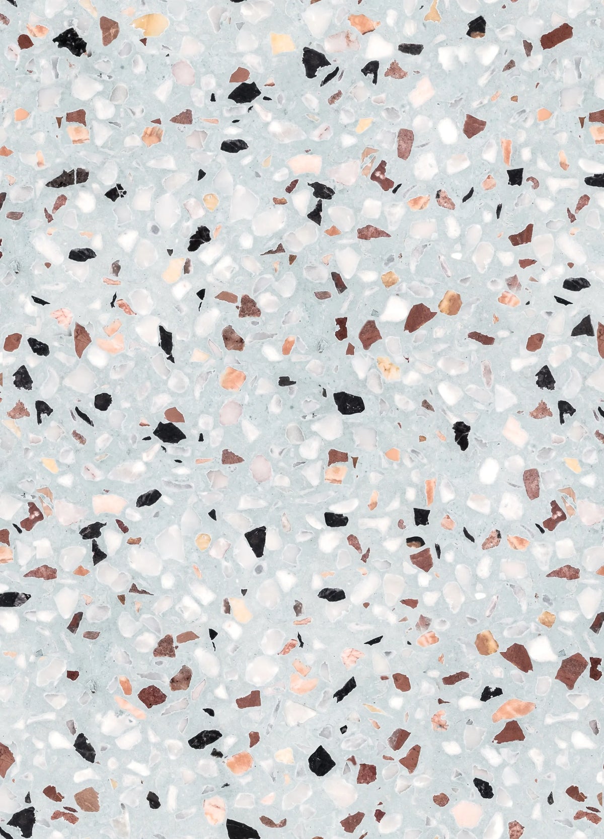 Terrazzo, Ice Blue Mural Wallpaper - pure wallpaper artwork