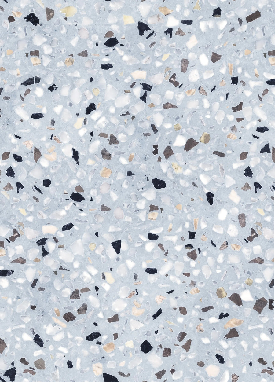 Terrazzo, Ocean Blue Mural Wallpaper