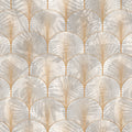 Art Deco Palms, Gold Mural Wallpaper - pure wallpaper artwork