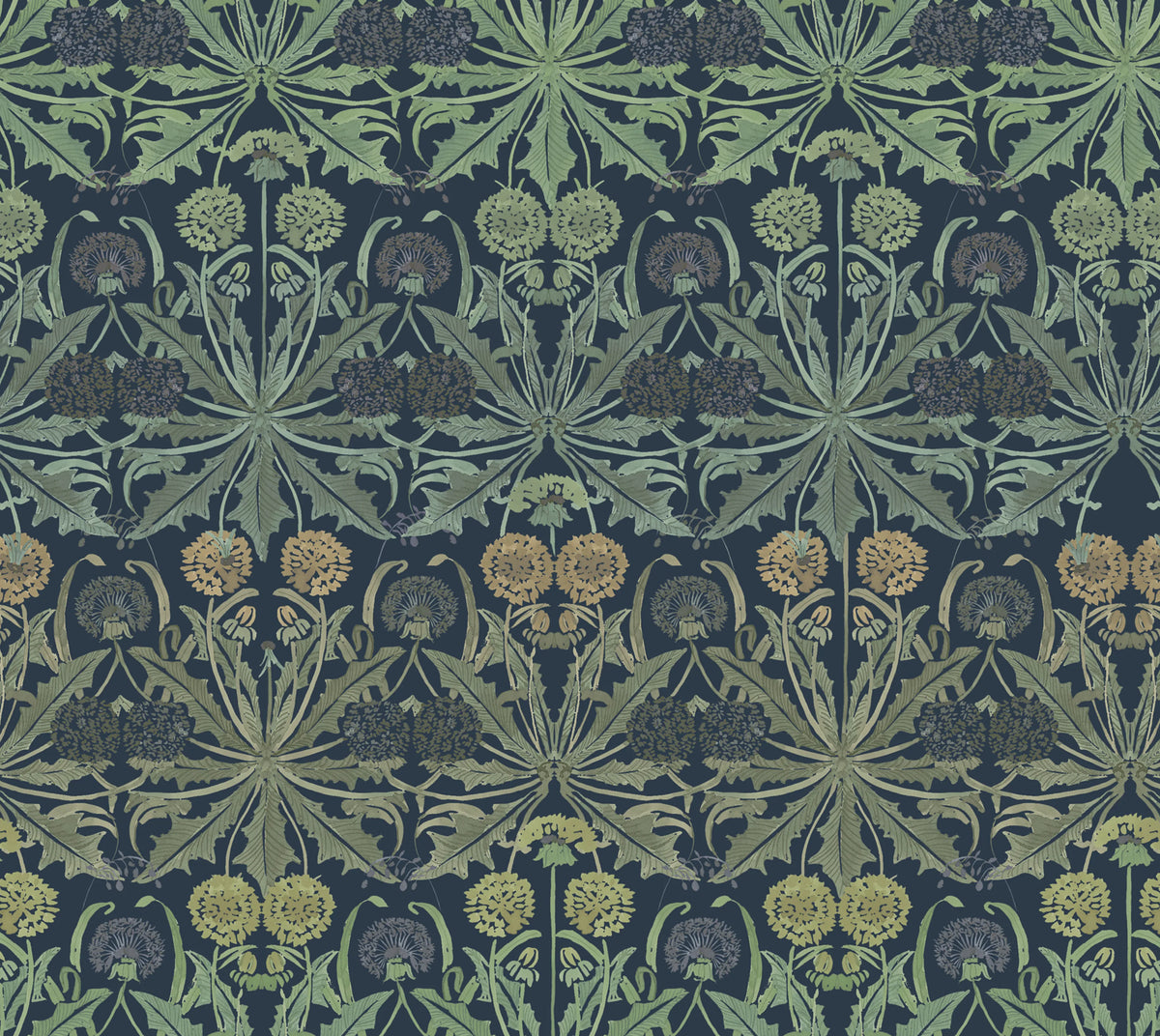 Dear Little Dandelion, Gradient Mural Wallpaper - pure wallpaper artwork