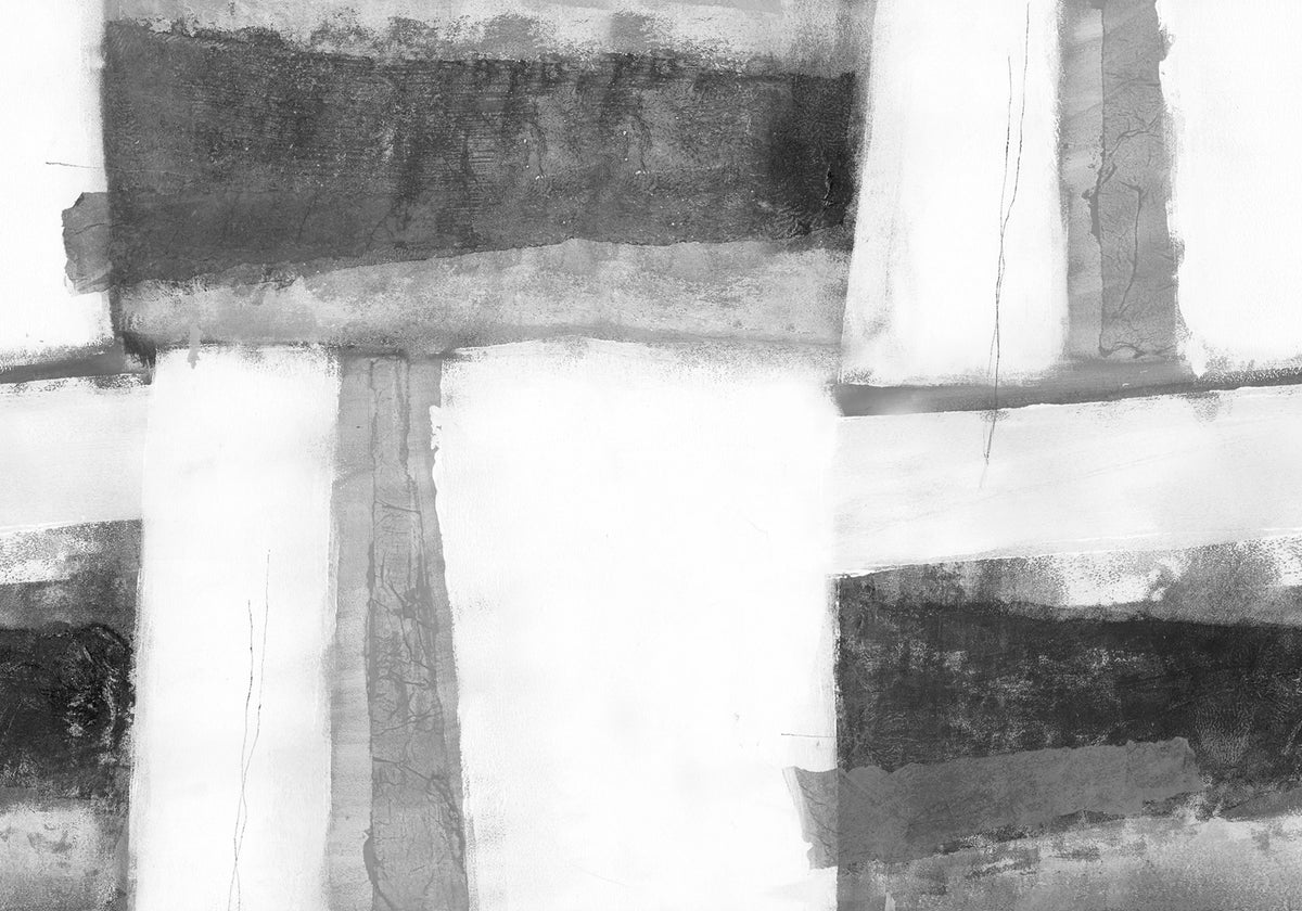 Fields, Graphite Mural Wallpaper - pure wallpaper artwork