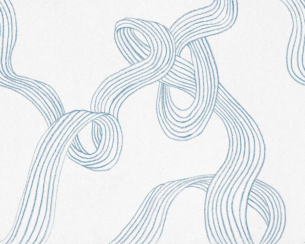 Stripes, Light Blue Mural Wallpaper - pure wallpaper artwork