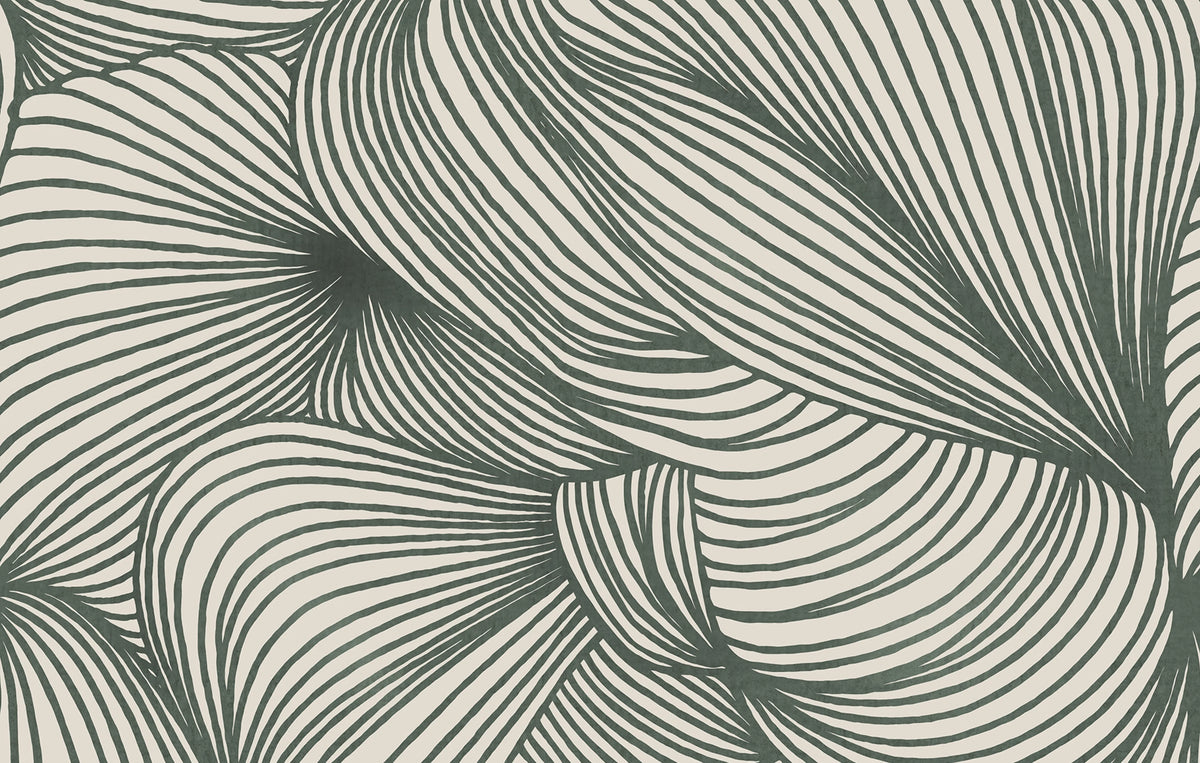 Opulence Lines, Moss Mural Wallpaper - pure wallpaper artwork