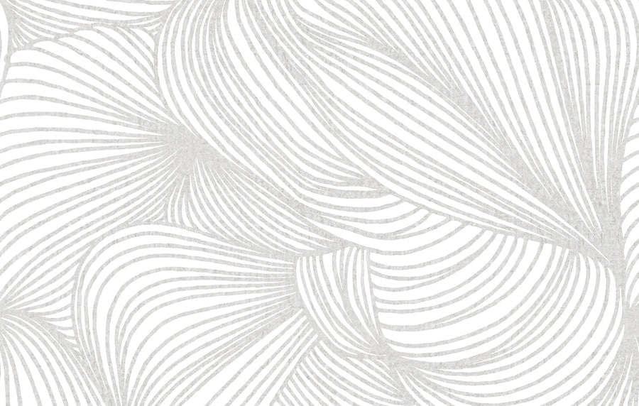 Opulence Lines, Gray Mural Wallpaper