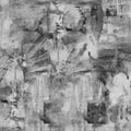 Paper Mache, Graphite Mural Wallpaper - pure wallpaper artwork