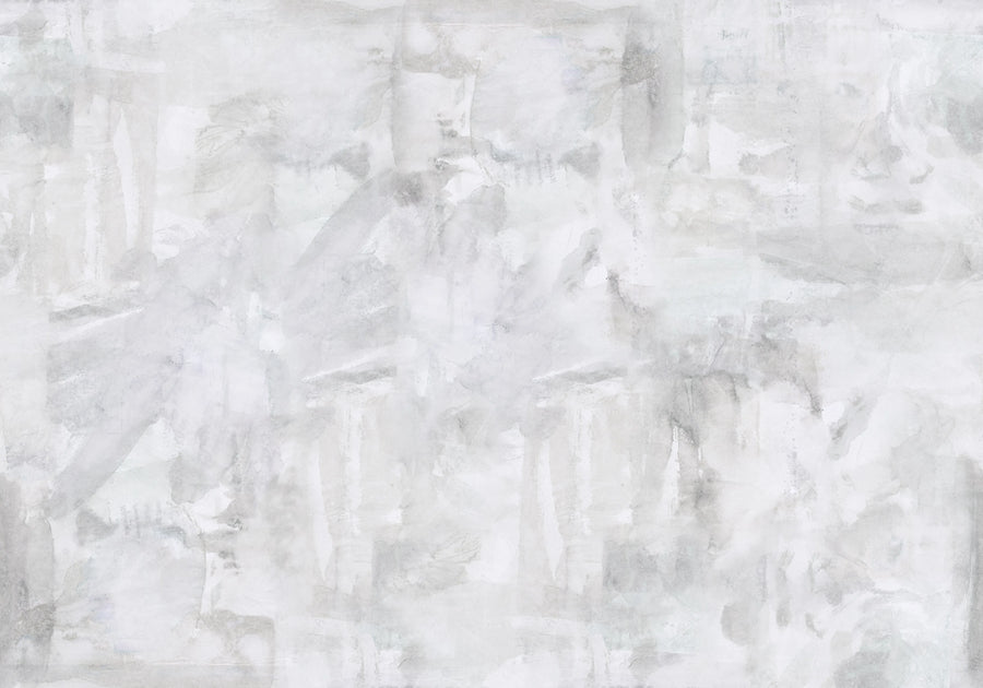 Paper Mache, Gray Mural Wallpaper
