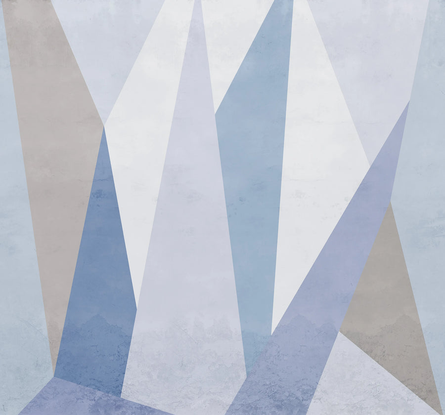 Crystal, Lilac Mural Wallpaper