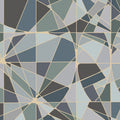 Facet, Blue Mural Wallpaper - pure wallpaper artwork