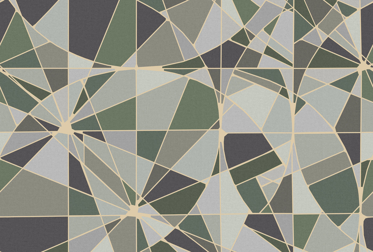 Facet, Moss Mural Wallpaper - pure wallpaper artwork