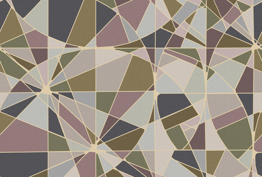 Facet, Retro Mural Wallpaper