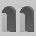 Arch, Gray Mural Wallpaper - pure wallpaper artwork