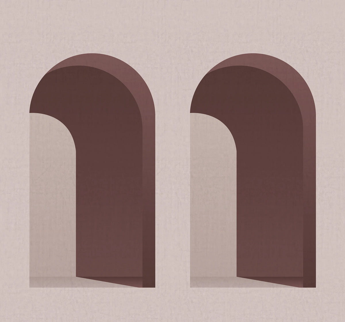 Arch, Pink Mural Wallpaper - pure wallpaper artwork