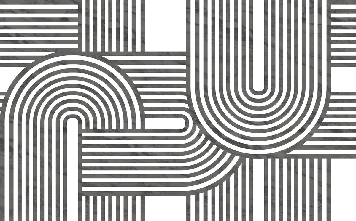 Twine, Graphite Mural Wallpaper - pure wallpaper artwork