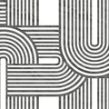Twine, Graphite Mural Wallpaper - pure wallpaper artwork
