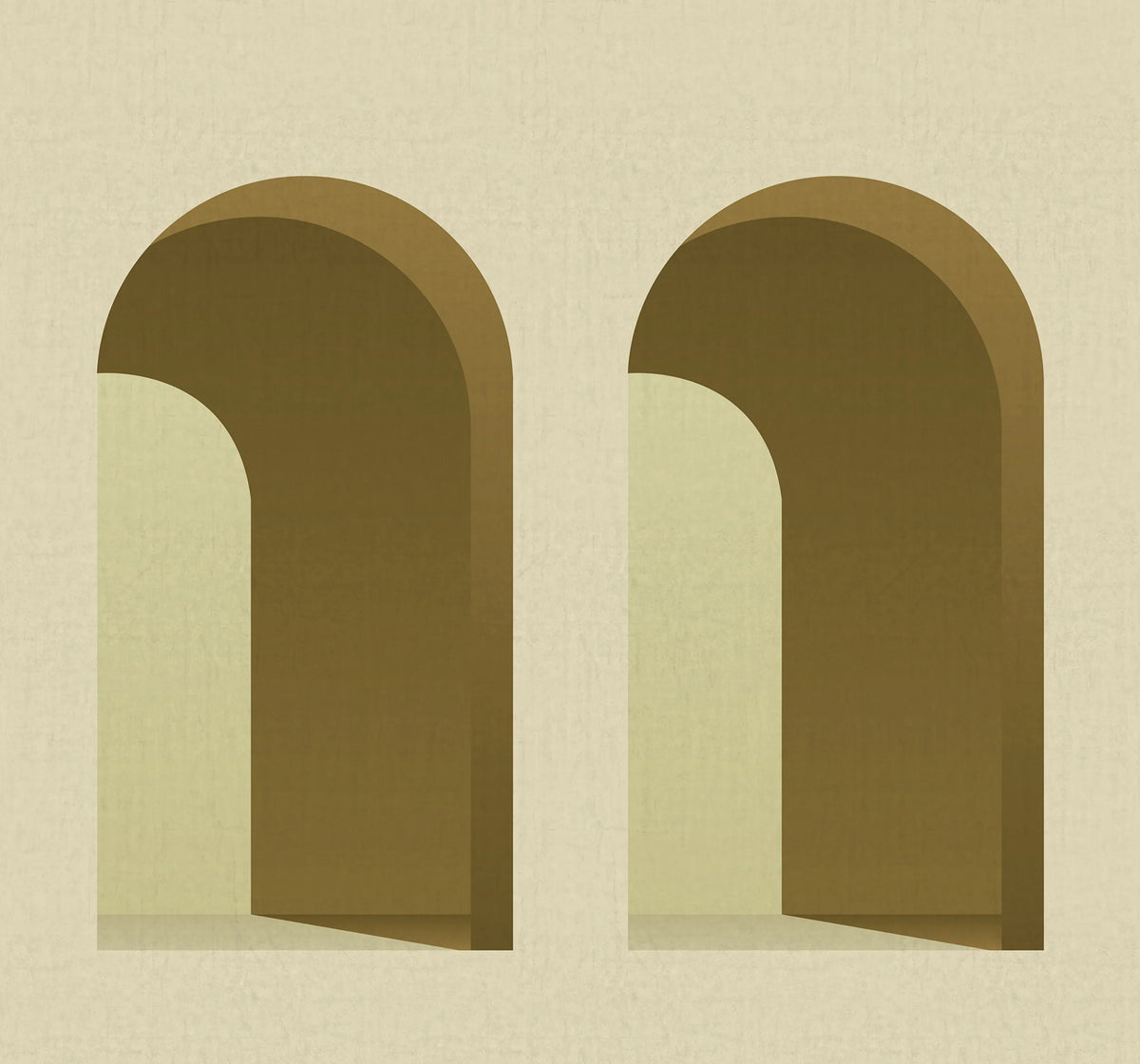 Arch, Saffron Mural Wallpaper - pure wallpaper artwork