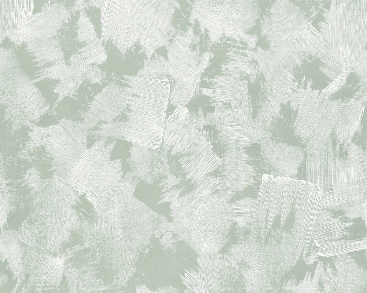 Brush, Green Mural Wallpaper - pure wallpaper artwork