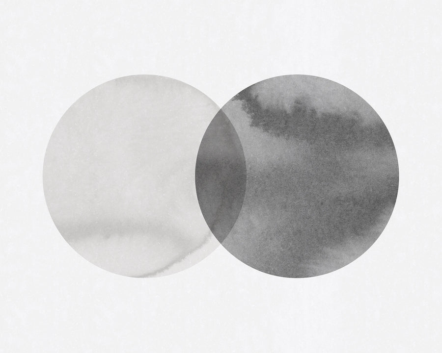 Eclipse, Graphite Mural Wallpaper