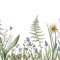 Bumblebee, White Mural Wallpaper - pure wallpaper artwork
