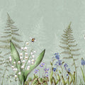 Bumblebee, Green Mural Wallpaper - pure wallpaper artwork
