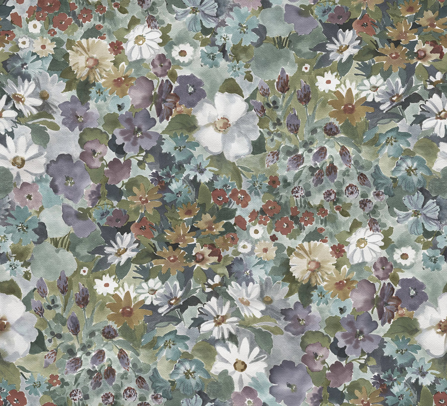 Summer Field, Autumn Mural Wallpaper
