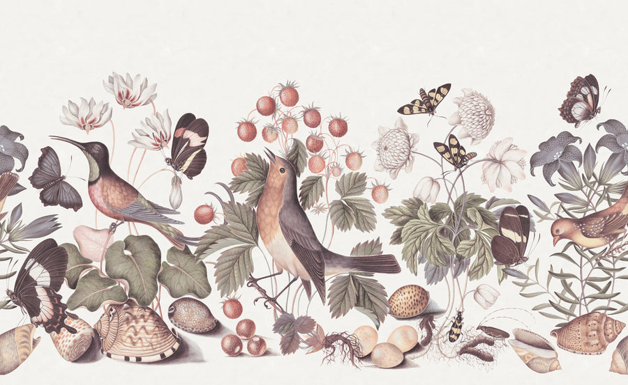 Flora and Fauna, Dust Mural Wallpaper