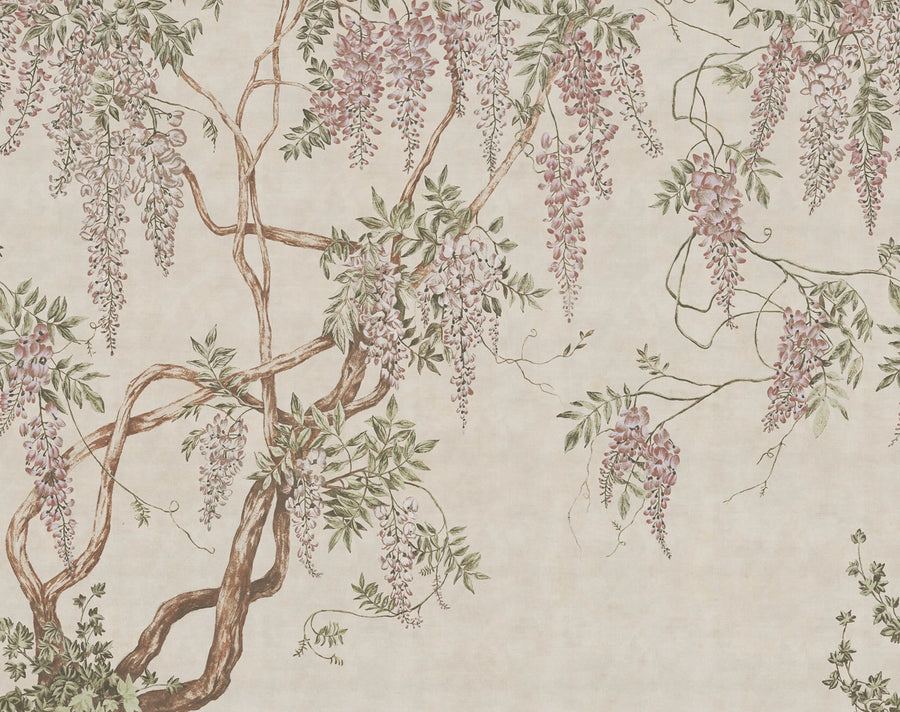 Wisteria Tree, Sand Mural Wallpaper