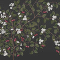 Cherries, Midnight Mural Wallpaper - pure wallpaper artwork